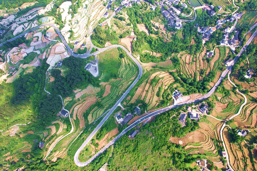 道真县大磏至三桥公路：乡村振兴的“黄金动脉”(图5)