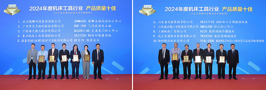 机床工具协会在CIMT2025开幕首日发布“自主创新十佳”和“产品质量十佳”调研成果(图2)