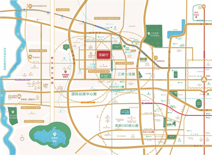 售楼中心]国樾府▁位置、小区配套▁楼盘地址▁内部优惠▁效果图(图2)