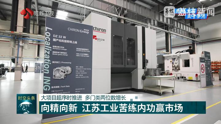 【经济大省挑大梁】大项目超序时推进 多门类两位数增长 向精向新 江苏工业苦练内功赢市场(图1)